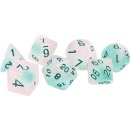 RPG Dice Set (7) Frosted Glowworm