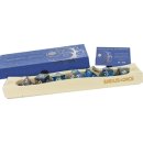 Wood Resin RPG Dice Set (7) Sapphire Grove