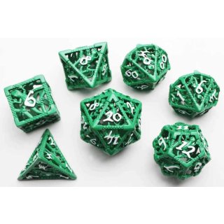 Die of Newt Dice - Green Polyhedral Set