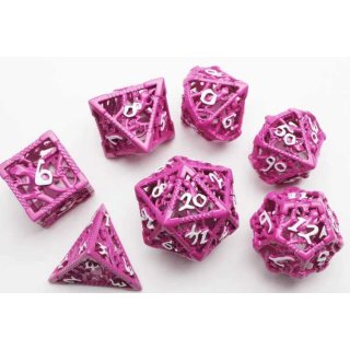 Die of Newt Dice - Pink Polyhedral Set