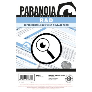 Paranoia RPG: The R & D Experimental Equipment Release Form Pad (EN)