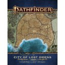 Pathfinder: Lost Omens - City of Lost Omens Poster Map...