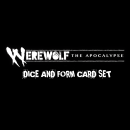 Werewolf The Apocalypse RPG: Dice and Form Card Set (EN)