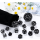 Complete Dice Set D3-D100 Black