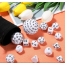 Complete Dice Set D3-D100 White