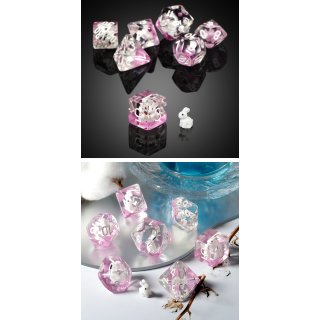 Resin Dice Set (7) Rabbit