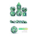 Metal & Enamel Dice Set (7) Dragon