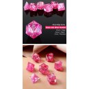 Sharp Edge Dice Set (7) Strawberry