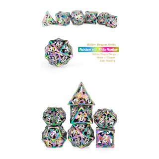Hollow Dice Set (7) Dragon Iridescence