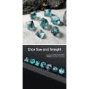 Sharp Edge Dice Set (7) Ocean