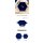 Hexagon Folding Dice Tray (Blue)