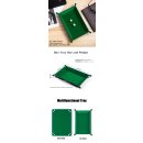 Rectangle Folding Dice Tray (Green)