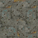 Dungeon Gaming Mat 90x90cm Grid