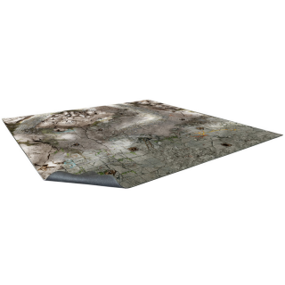 Frosty Crags Gaming Mat 60x60cm Grid