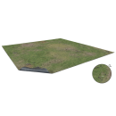 Grassy Fields Gaming Mat 90x90cm Grid