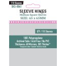 Card Sleeves - 65 x 65mm  - Sleeve Kings - Medium Square...