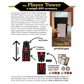 Return to Dark Tower RPG: Player Tower Accessory Kit (EN)