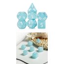 Acrylic Dice Set (7) Glacier