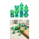 Acrylic Dice Set (12) Alien