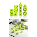 Acrylic Dice Set (12) Caterpillar
