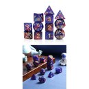 Acrylic Dice Set (12) Cosmos