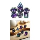 Acrylic Dice Set (7) Borealis