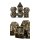 Metal & Enamel Dice Set (7) Reaper Bronze