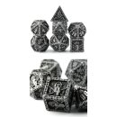 Metal & Enamel Dice Set (7) Reaper Iron