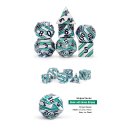 Stripe Dice Set (7) Caribbean