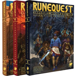 RuneQuest RPG - Roleplaying in Glorantha Deluxe Slipcase Set (EN)