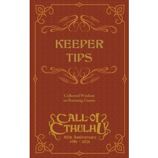 Call of Cthulhu RPG - Keepers Tips Book Collected Wisdom (EN)