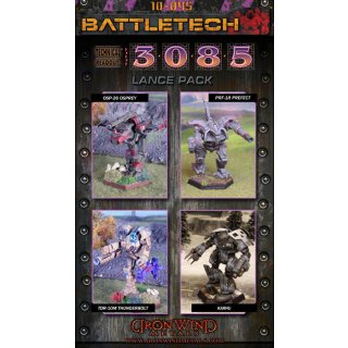 BattleTech Miniatures: TRO 3085 Lance Pack (Prefect Thunderbolt Karhu Osprey)