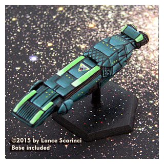 BattleTech Miniatures: (AeroTech) Comitatus Clan Jumpship (TRO 3075)