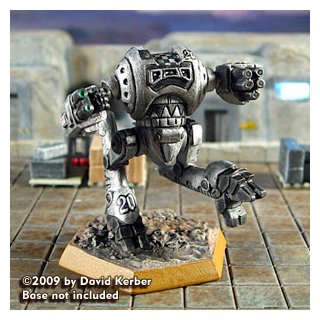 BattleTech Miniatures: Silver Fox Mech (Solaris VII)