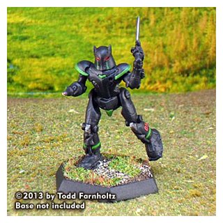 BattleTech Miniatures: Ebony Mech w/Sword Variant Parts (TRO 3085)