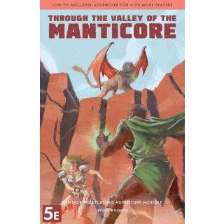 Old-School Essentials RPG: Through the Valley of the Manticore (EN)
