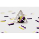 Nonbinary Flag RPG Dice Set (7)