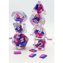 Bisexual Flag RPG Dice Set (7)