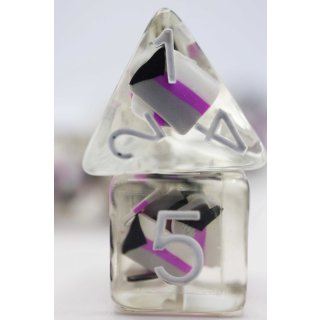 Demisexual Flag RPG Dice Set (7)