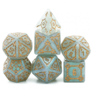 Huge Grey Castle RPG Dice Set 25mm (7)