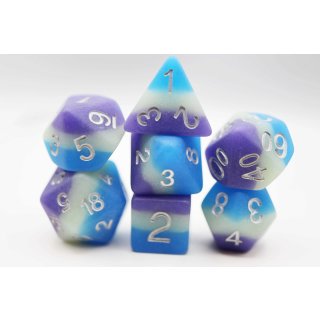 Blueberry Snow Cone RPG Dice Set (7)