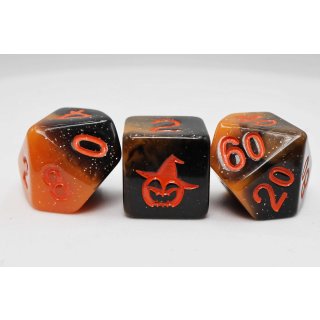 Halloween Pumpkin RPG Dice Set (7)