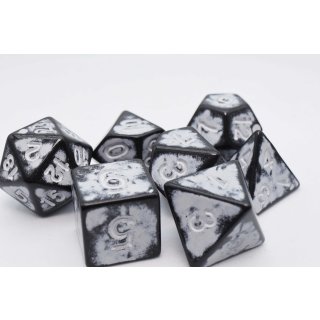 Timeworn White RPG Dice Set (7)