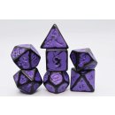 Timeworn Purple RPG Dice Set (7)