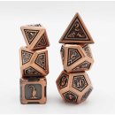 Alchemist Metals RPG Dice Set Copper (7)