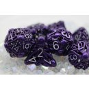 Mind Eater Hollow RPG Dice Set Electric Purple (7)