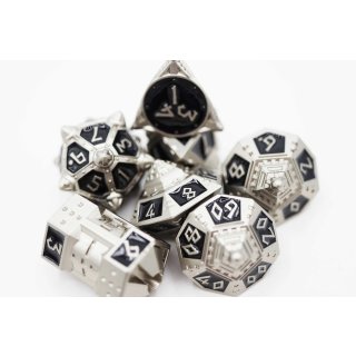 Dice 51 Onyx Ethers RPG Metal Dice Set (7)