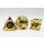 Meteor Storm Galactic Gold RPG Metal Dice Set (7)