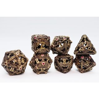 Tree of Compassion RPG Hollow Metal Dice Set (7)