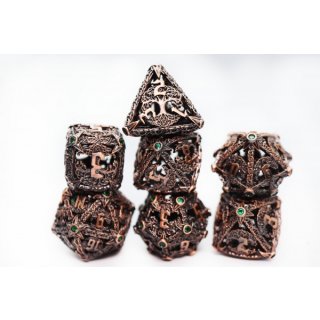 Tree of Justice RPG Hollow Metal Dice Set (7)